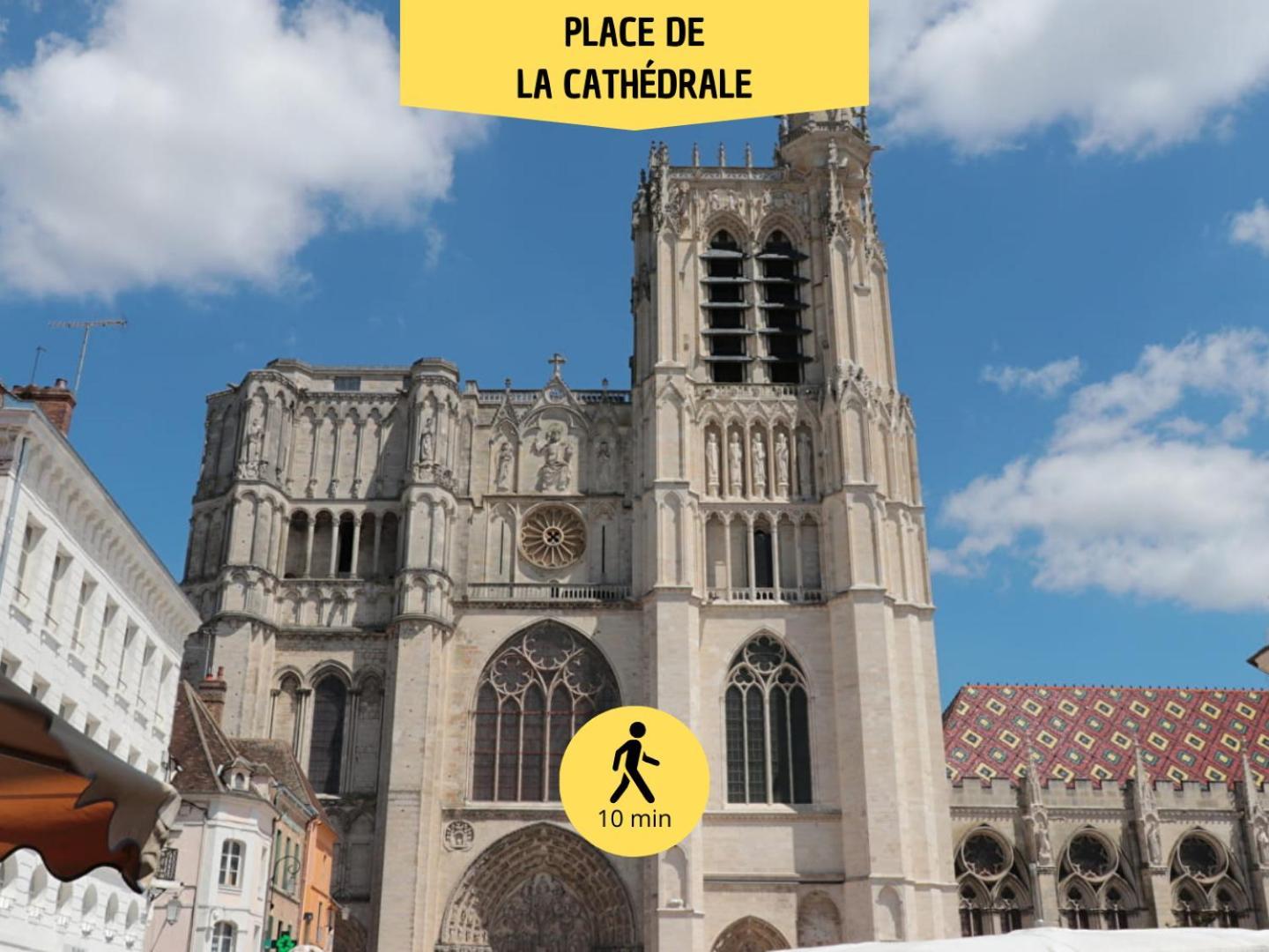 Le Subtil - Best Keys - Elegance & Confort - 2 Chambres Separees - Lit Queen Size - Smart Tv Netflix - Entre Gare & Centre Ville - A 1H De Paris - Wifi Fibre - Check-In Autonome Sens Kültér fotó